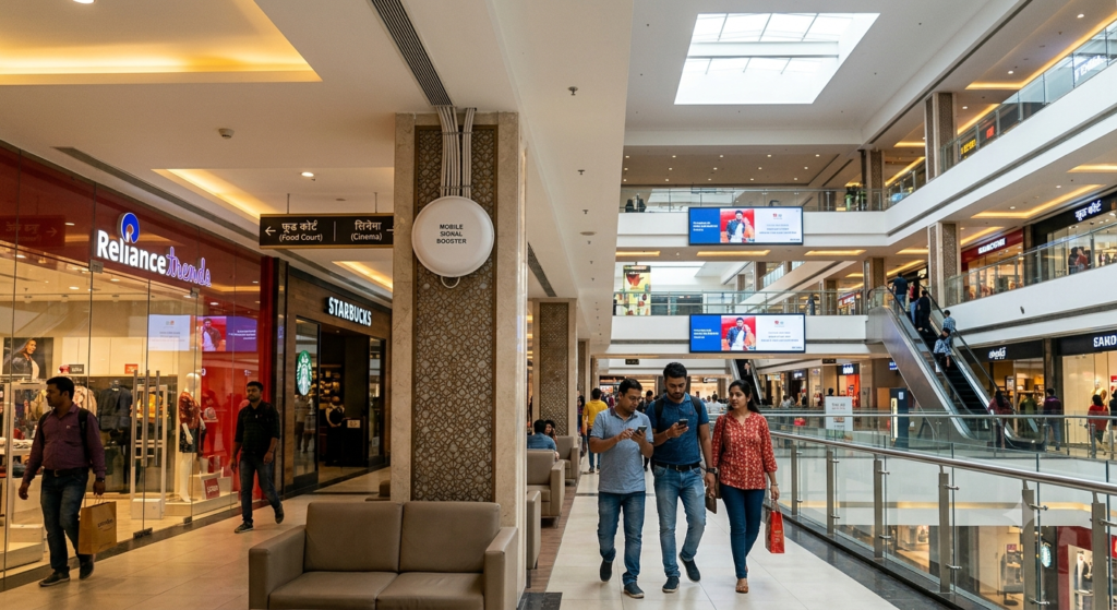 No dead zones in malls